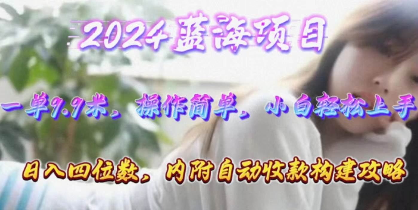 年轻群体的蓝海市场，1单9.9元，操作简单，小白轻松上手，日入四位数创客之家-网创项目资源站-副业项目-创业项目-搞钱项目创客之家