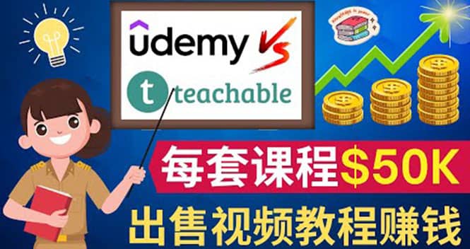 制作出售视频课程并快速进行粉丝变现的方法，轻松获利5万美元以上创客之家-网创项目资源站-副业项目-创业项目-搞钱项目创客之家