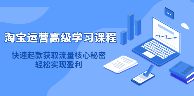 淘宝运营高级学习课程：快速获取流量核心秘密，轻松实现盈利！创客之家-网创项目资源站-副业项目-创业项目-搞钱项目创客之家