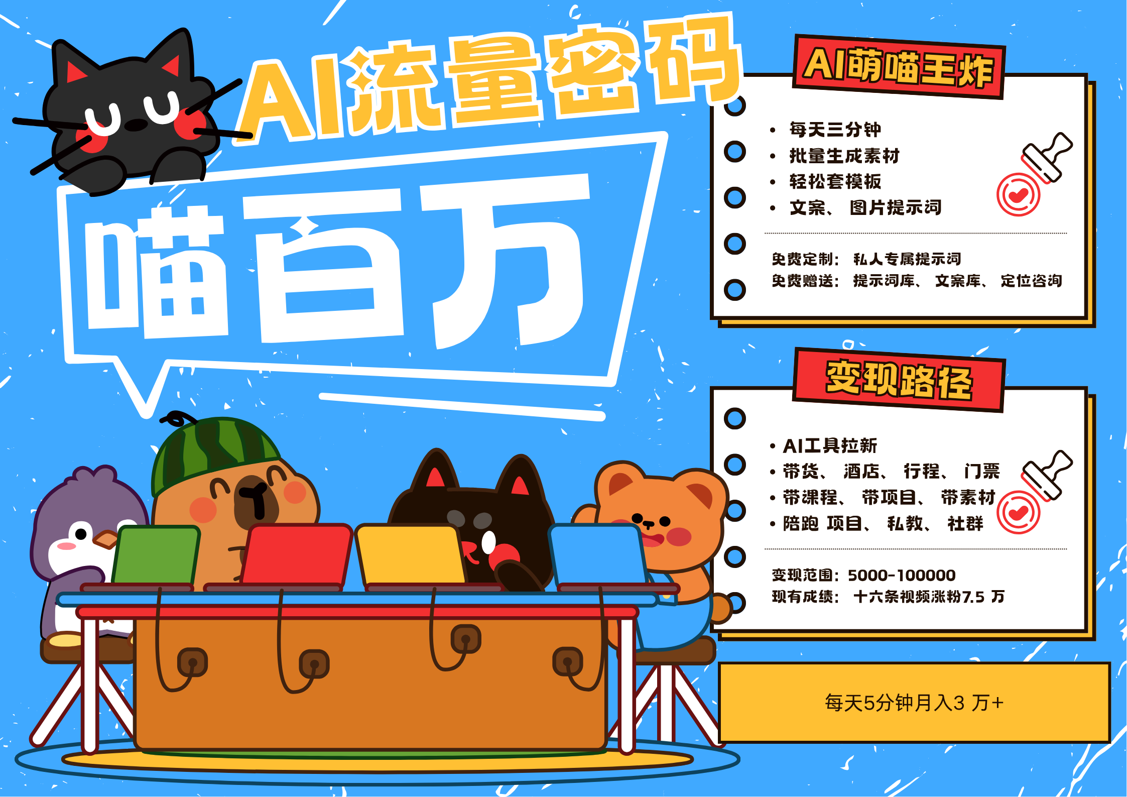 AI+宠物+旅行2025最火流量密码 轻松用AI宠物做文旅账号 可带货，带酒店，可以带行程，旅行社 小白三分钟学会 N种变现渠道 月入五位数  管道收益创客之家-网创项目资源站-副业项目-创业项目-搞钱项目创客之家